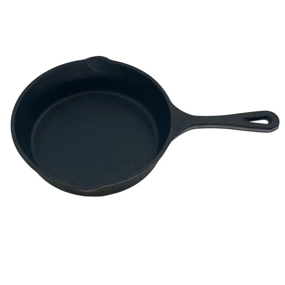 9 Inch Cast Iron Skillet Choice Black Small Seasoned Personal Frying Pan Mini